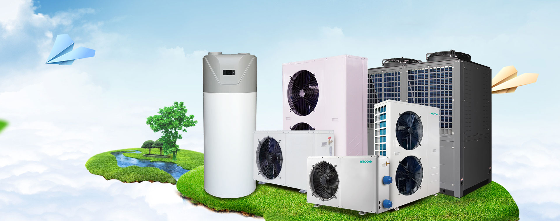 Low energy consumption Space Heating Heat Pump