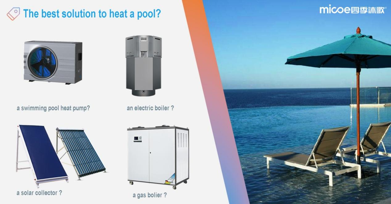 ​What is the best solution to heat a swimming pool？