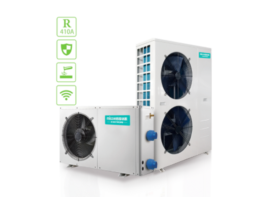 How does the swimming pool heat pump work?